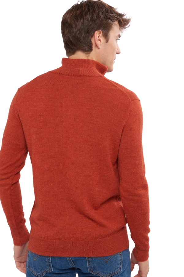 Baby Alpaca & Cashmere men vihari pumpkin natural brown xl